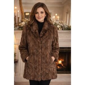 Vintage Mink Fur Coat by Anthony's Furs Real Mink Quiet Luxury Old Money